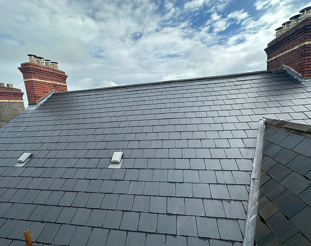 Residential new roof installation completed in Dublin