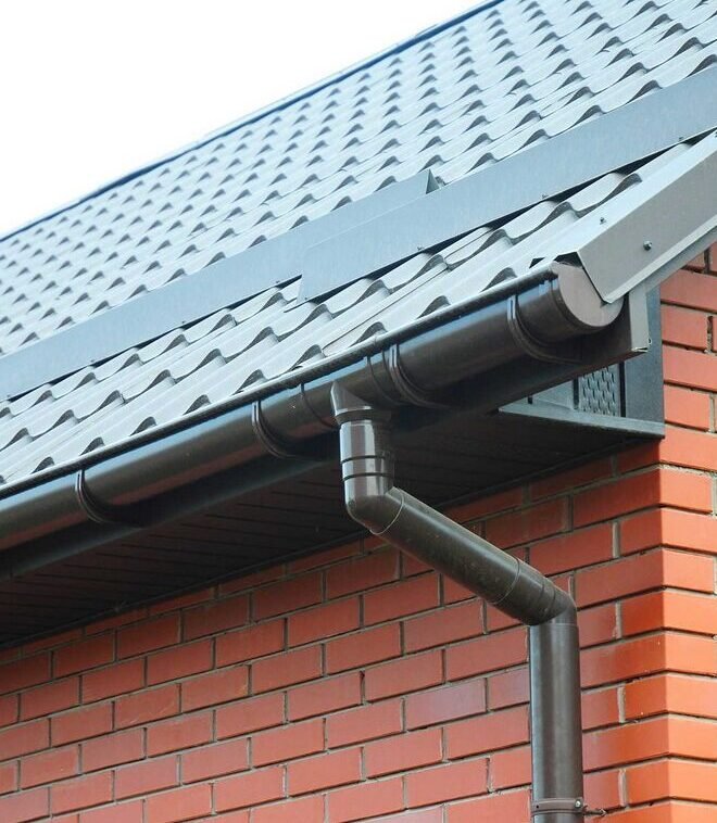 roofer fixing gutters on a dublin home roofer fixing gutters on a dublin home