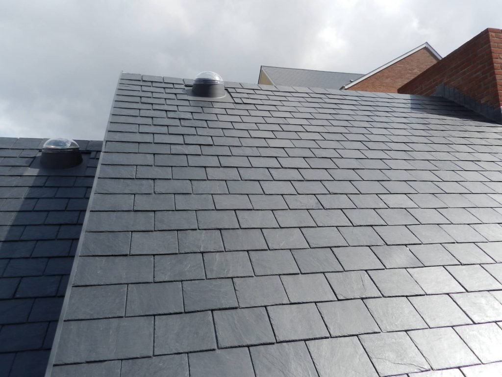 Repairing slipped and broken slate tiles on a Rathmines home